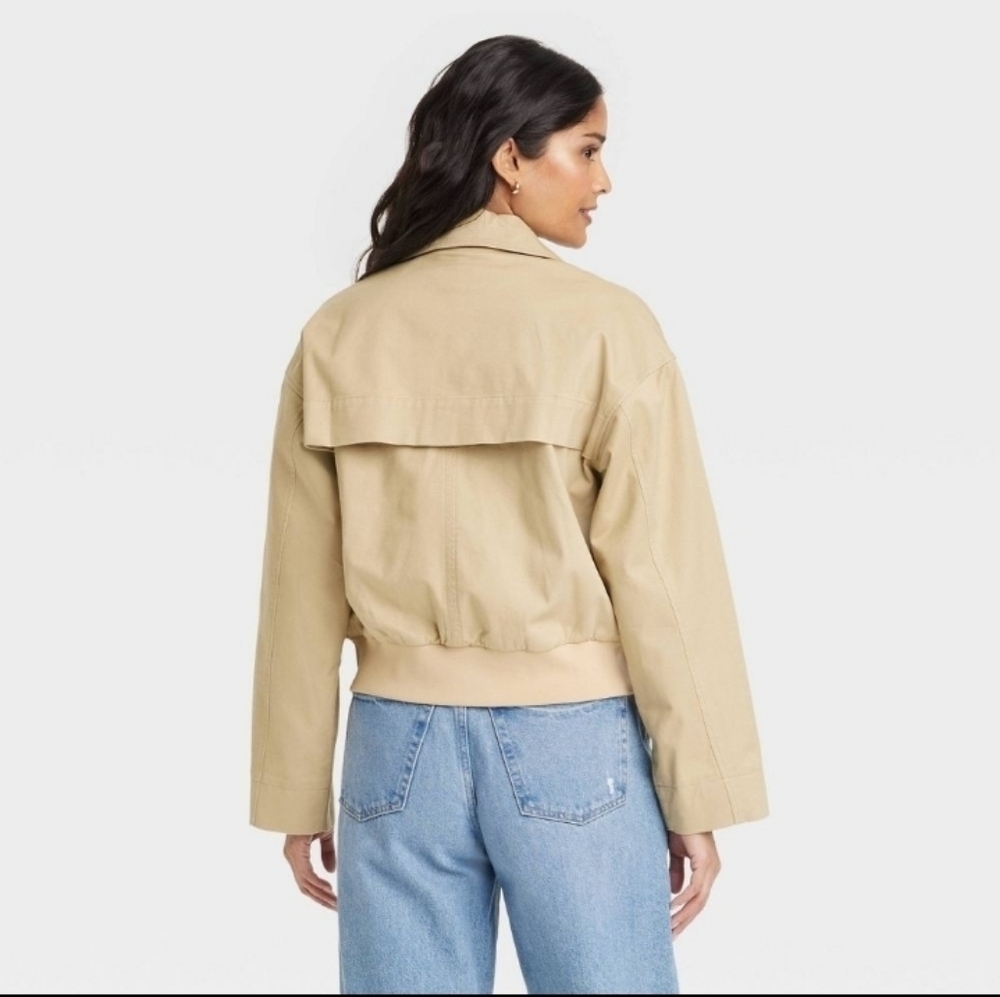 Universal Thread Women's Long Sleeve Trench Coat - Picture 3 of 7